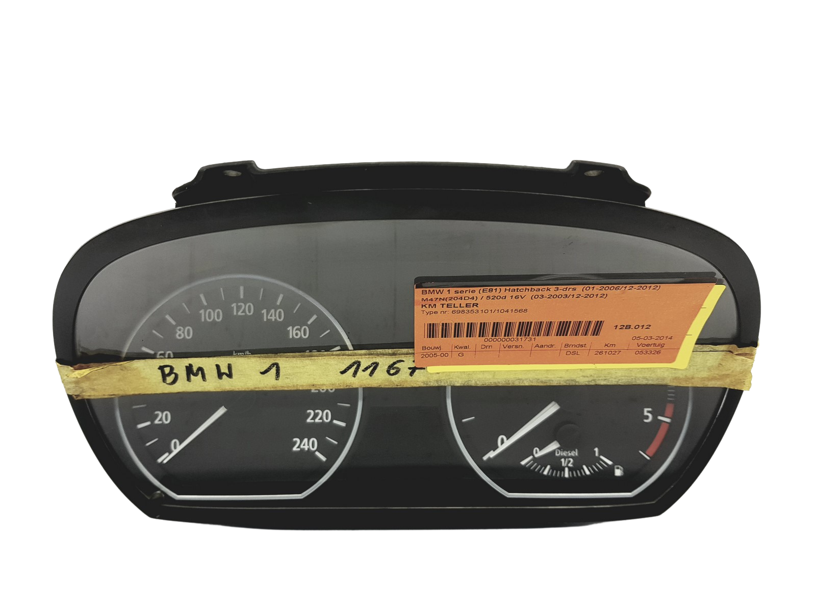 Tahometrs BMW E87 6983531018 1024952-44 52568 main product photo