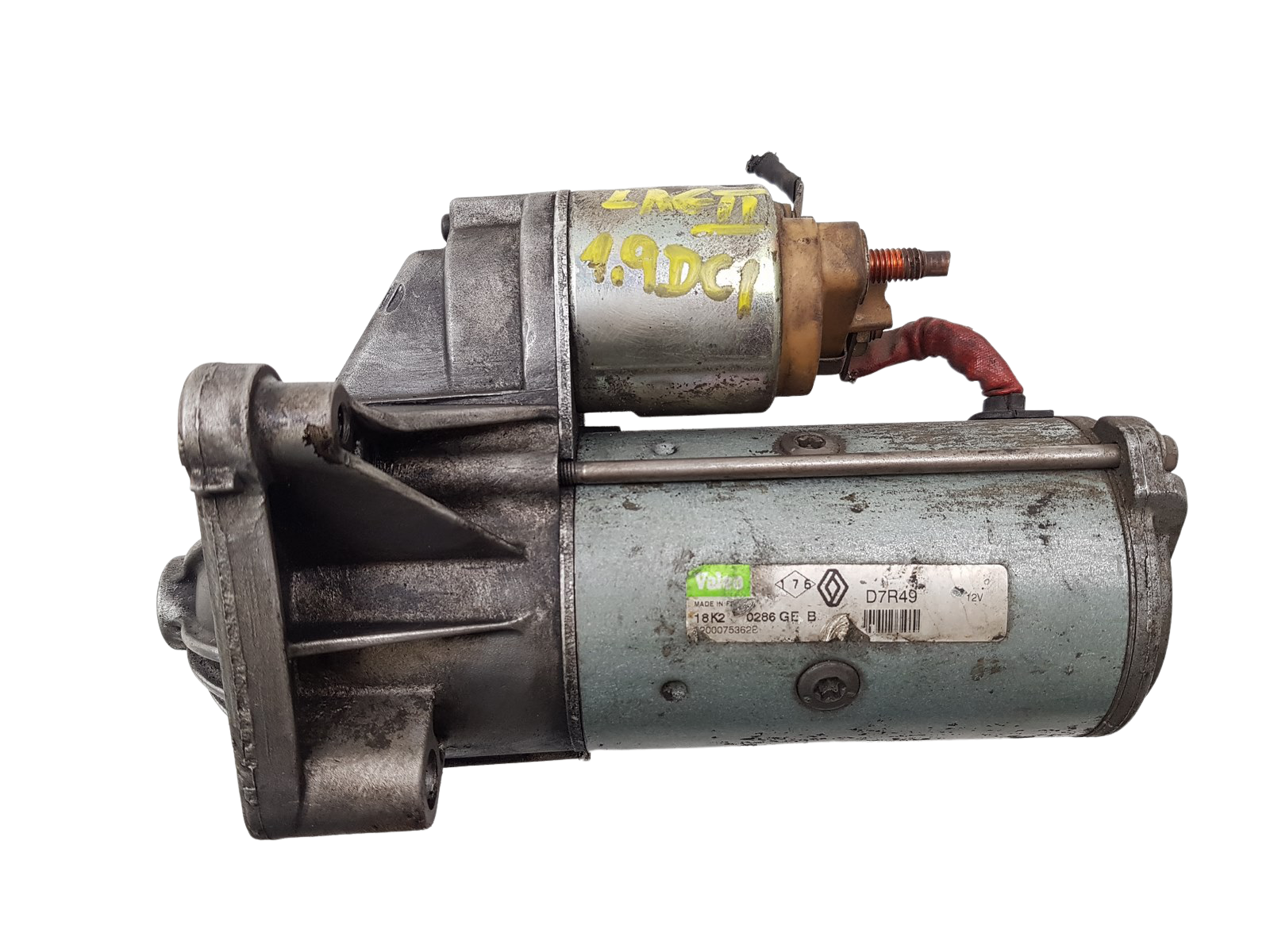 Starteris Renault 8200075362 D7R49 1.9 DCI Valeo 1265 main product photo