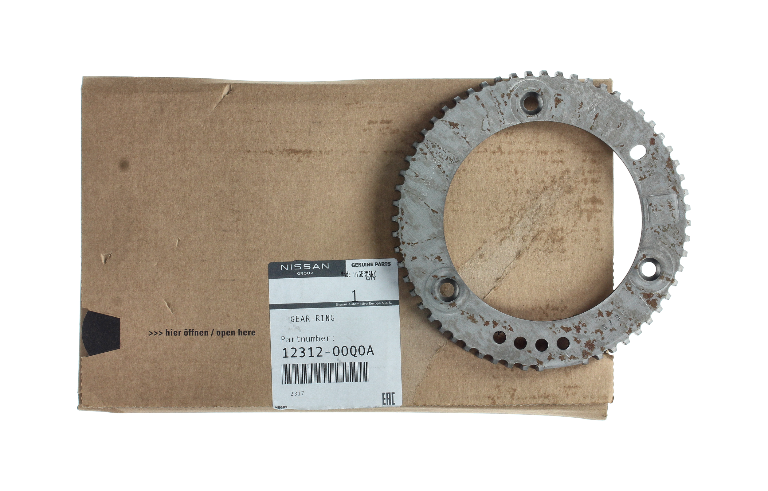 Gredzens Jauns Oriģināls 1231200Q0A 8200385152 Renault Nissan main product photo