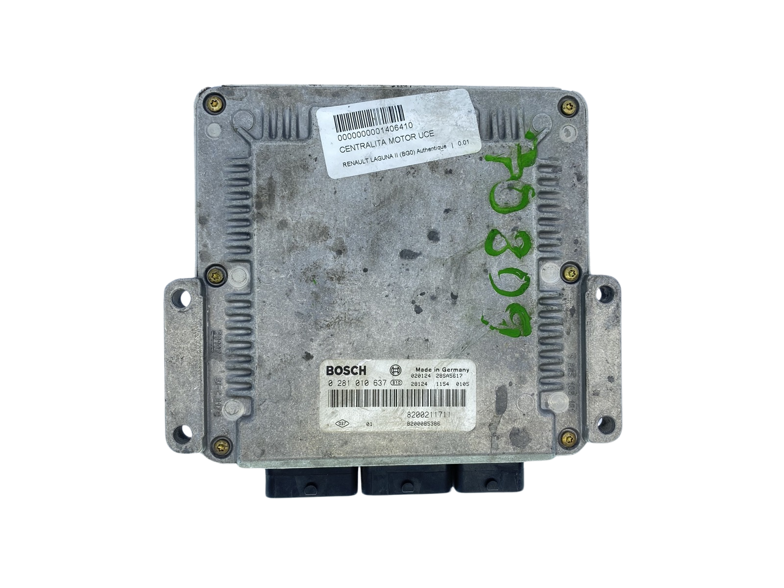 Vadības Bloks 0281010637 8200211711 8200085386 Renault Bosch 62821 main product photo