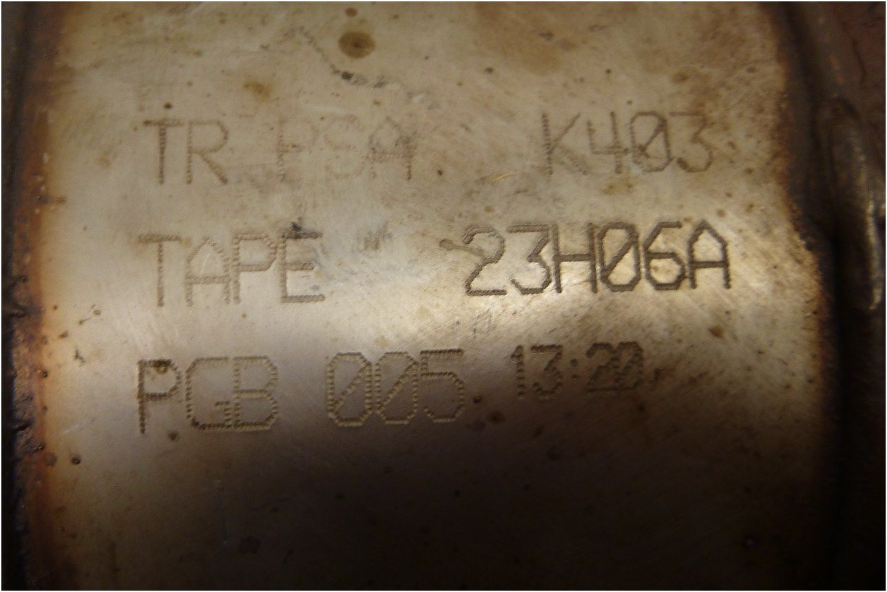 Katalizators 2,0 HDI Peugeot 407 RHR K403 1731PV main product photo