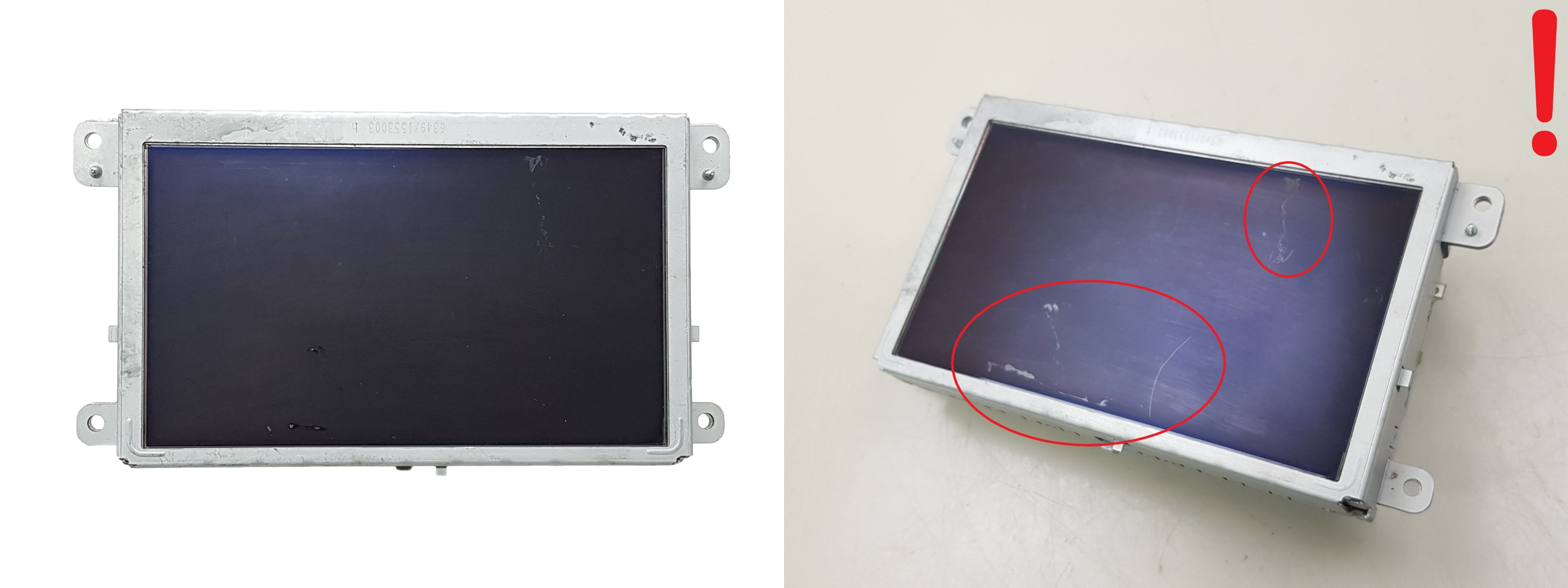 Navigācijas displejs MMI Audi 4F0919603A BE6349 Becker 1060 main product photo