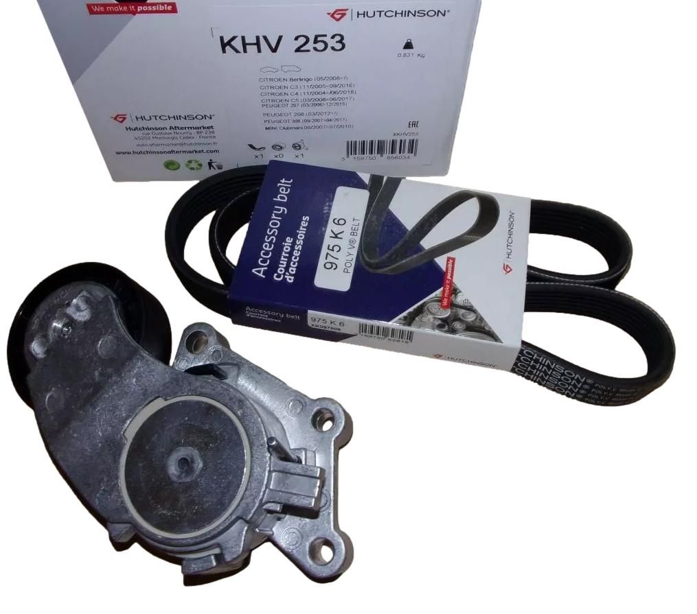 Piedziņas Siksnas Spriegotājs Ar Citroen Peugeot KHV253 1611277580 Hutchinson main product photo