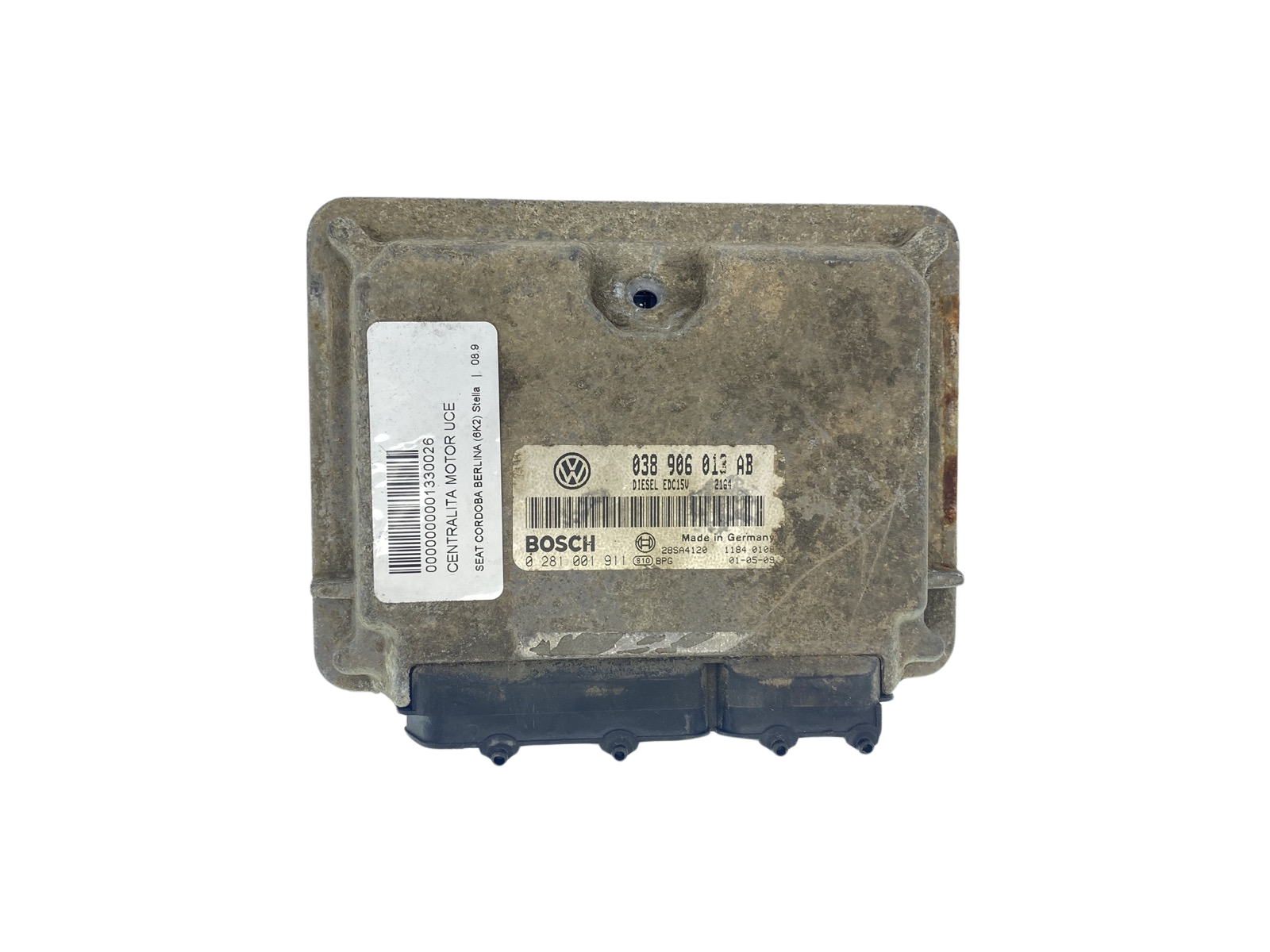 Vadības Bloks 038906013AB 0281001911 Seat Bosch 61847 main product photo