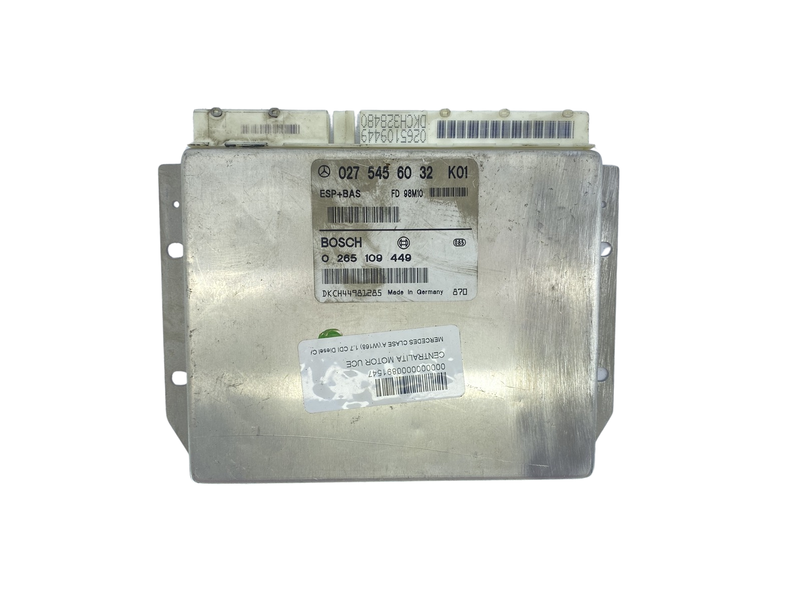 Vadības Bloks ESP Mercedes 0275456032 K01 0265109449 Bosch 62686 main product photo