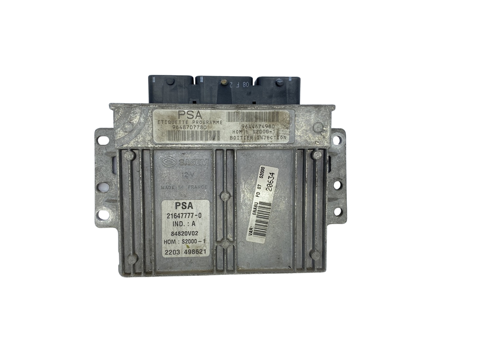 Vadības Bloks 9648707780 9644674980 21647777-0 PSA Sagem 60122 main product photo