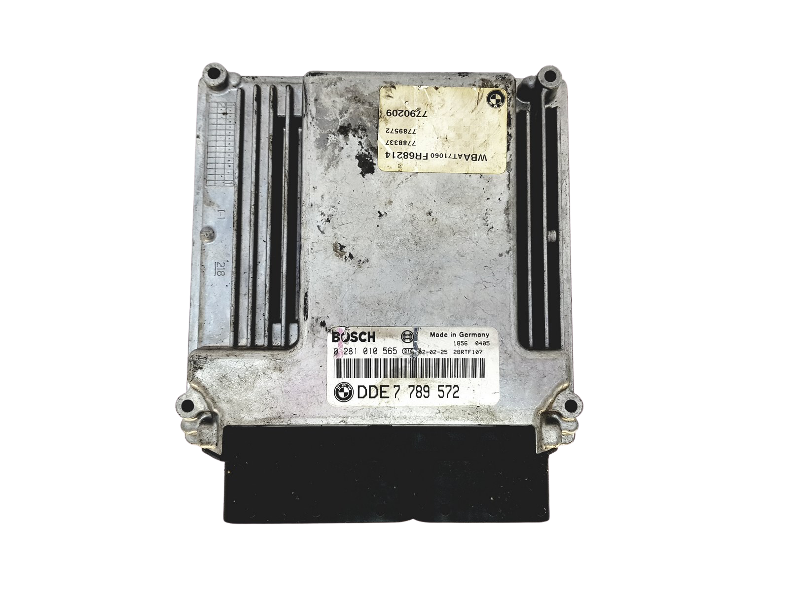 Dzinēja Vadības Bloks ECU BMW 7789572 0281010565 Bosch 28261 main product photo