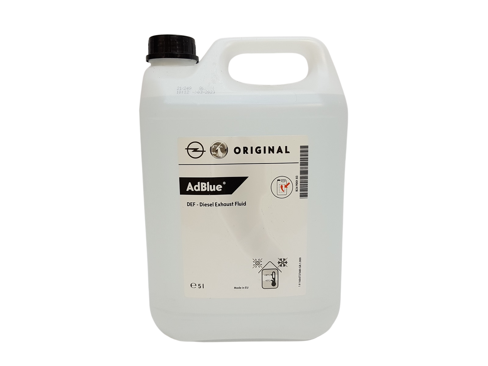 AdBlue šķidrums 5L Citroen Peugeot 1664737680 Oriģināls main product photo