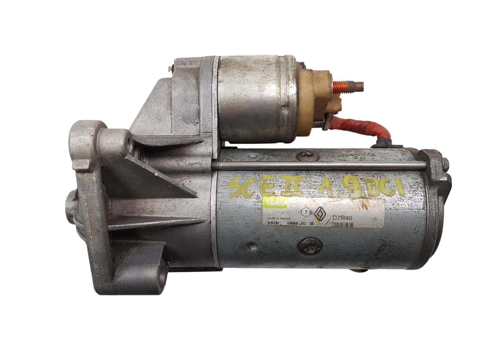 Starteris Renault 8200075362 D7R49 1.9 DCI Valeo main product photo