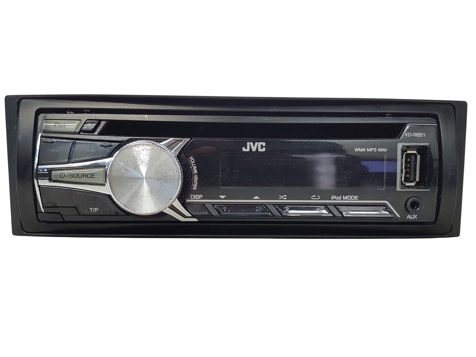 Radio Cd Mp3 Atskaņotājs USB AUX JVC KD-R651 main product photo