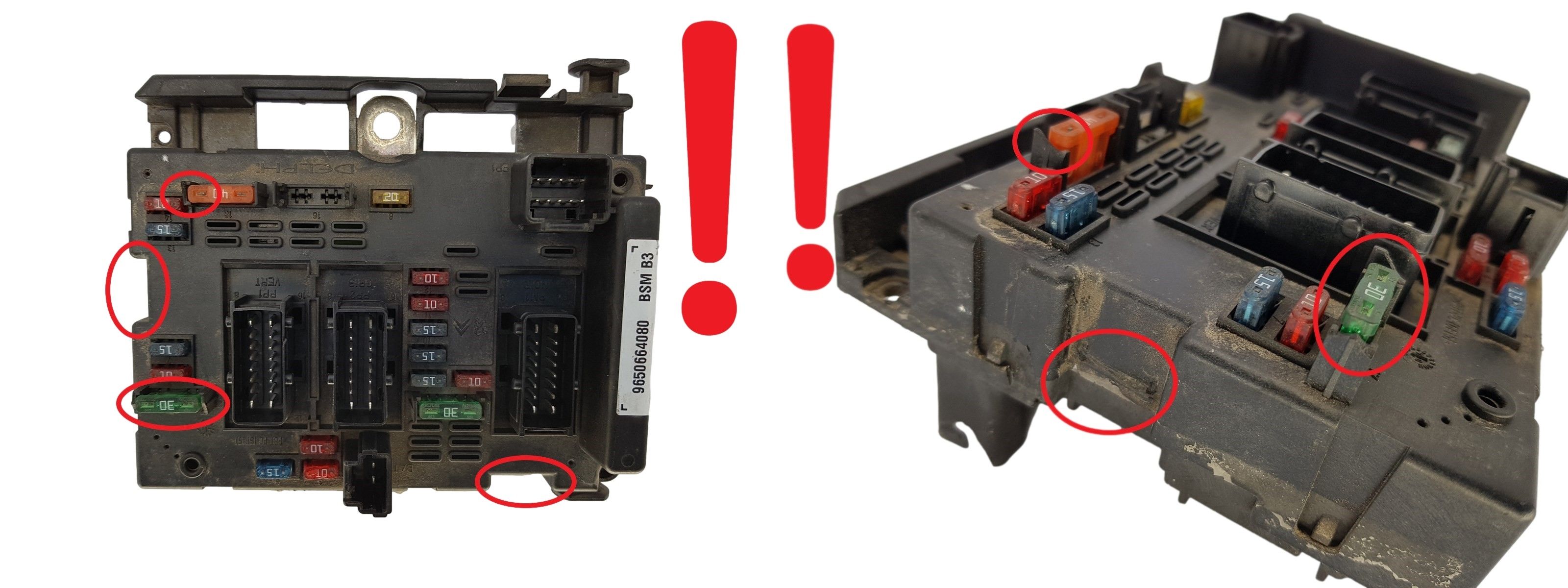 Vadības Bloks BSM B3 9650664080 PSA Delphi 1310 main product photo