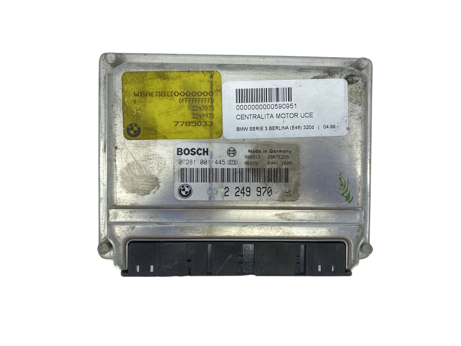 Vadības Bloks BMW 2249970 0281001445 Bosch 63945 main product photo