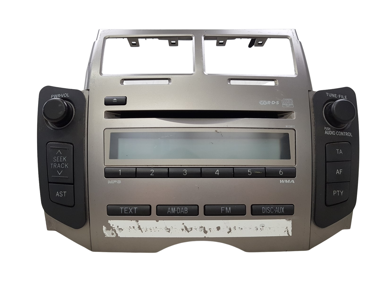 Radio Cd Mp3 Atskaņotājs Toyota Yaris 86120-0D490 W13811 Fujitsu 1270 main product photo