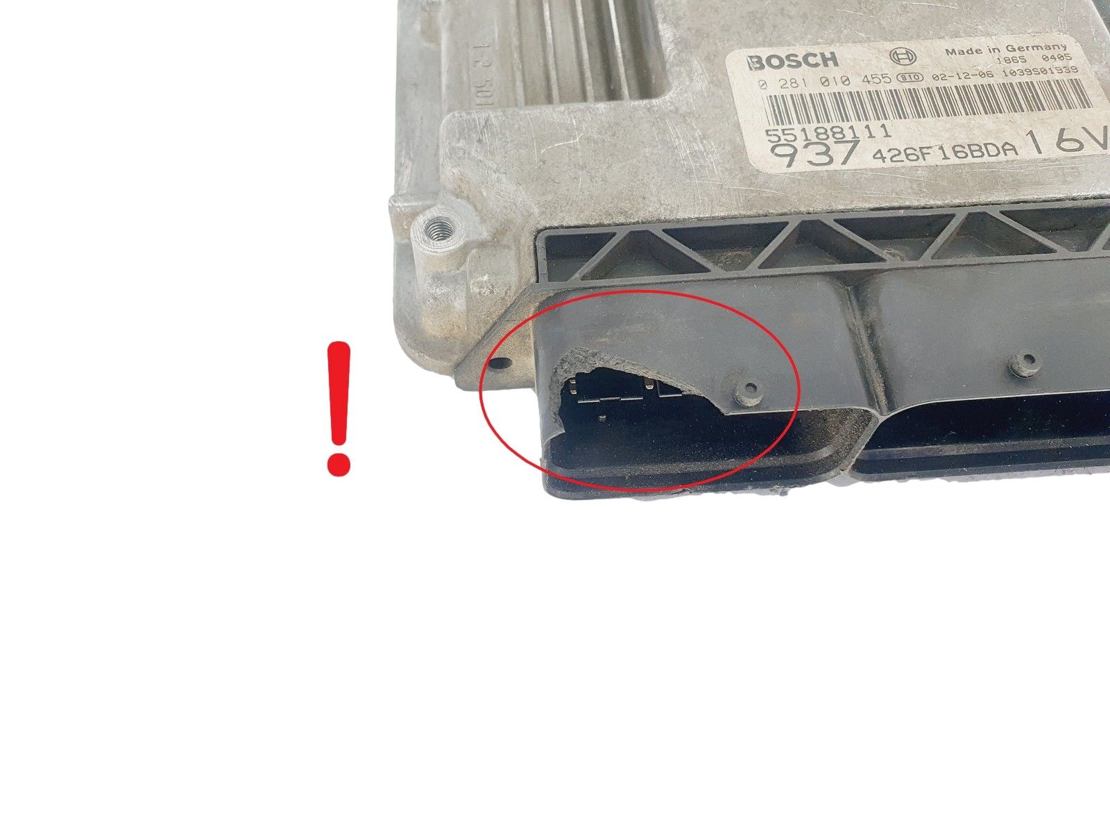 Vadības Bloks 55188111 0281010455 Alfa Romeo Bosch 42721 main product photo