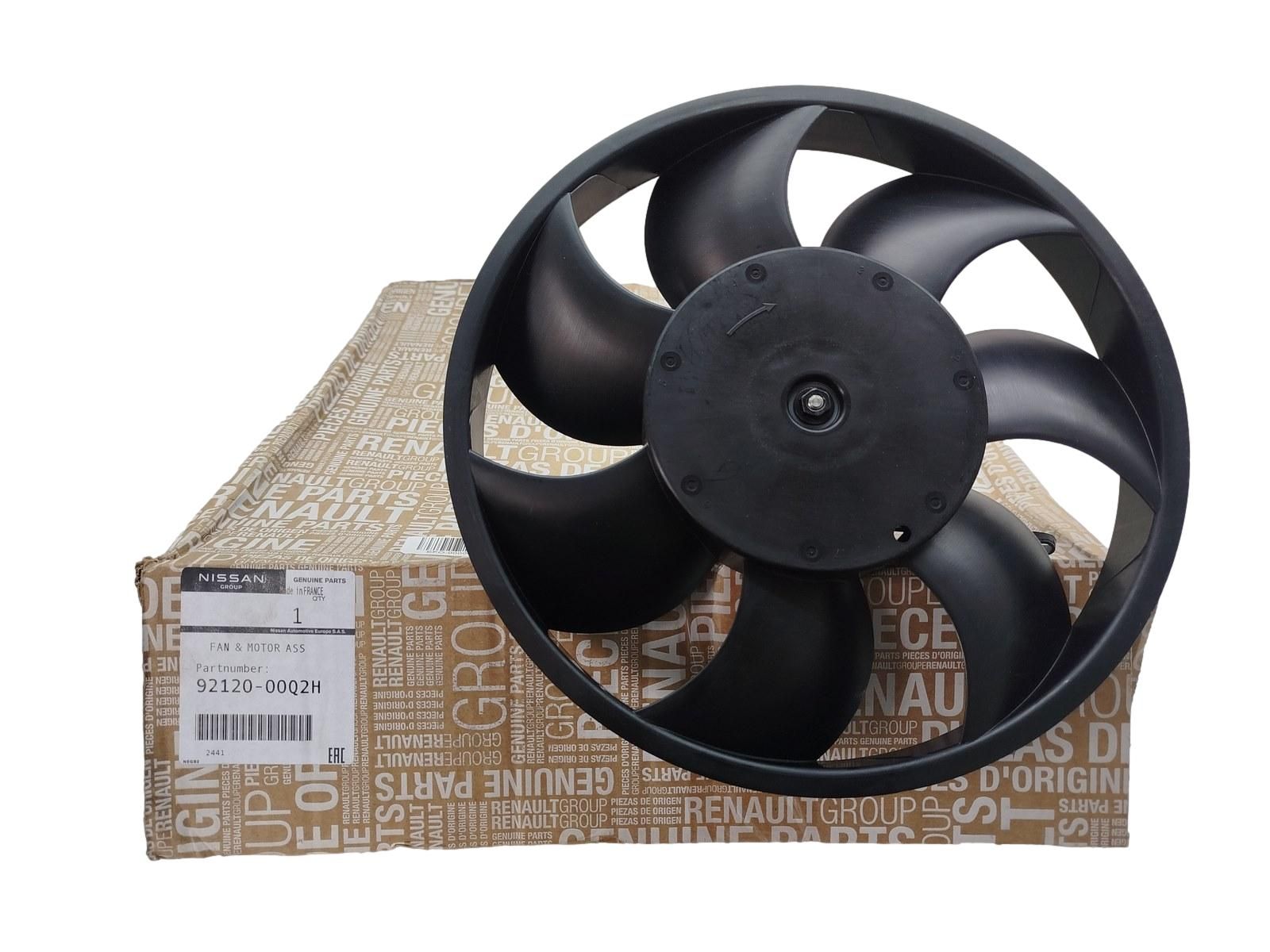 Radiatora Ventilators Jauns Oriģināls 9212000Q2H 214817864R Renault Nissan main product photo
