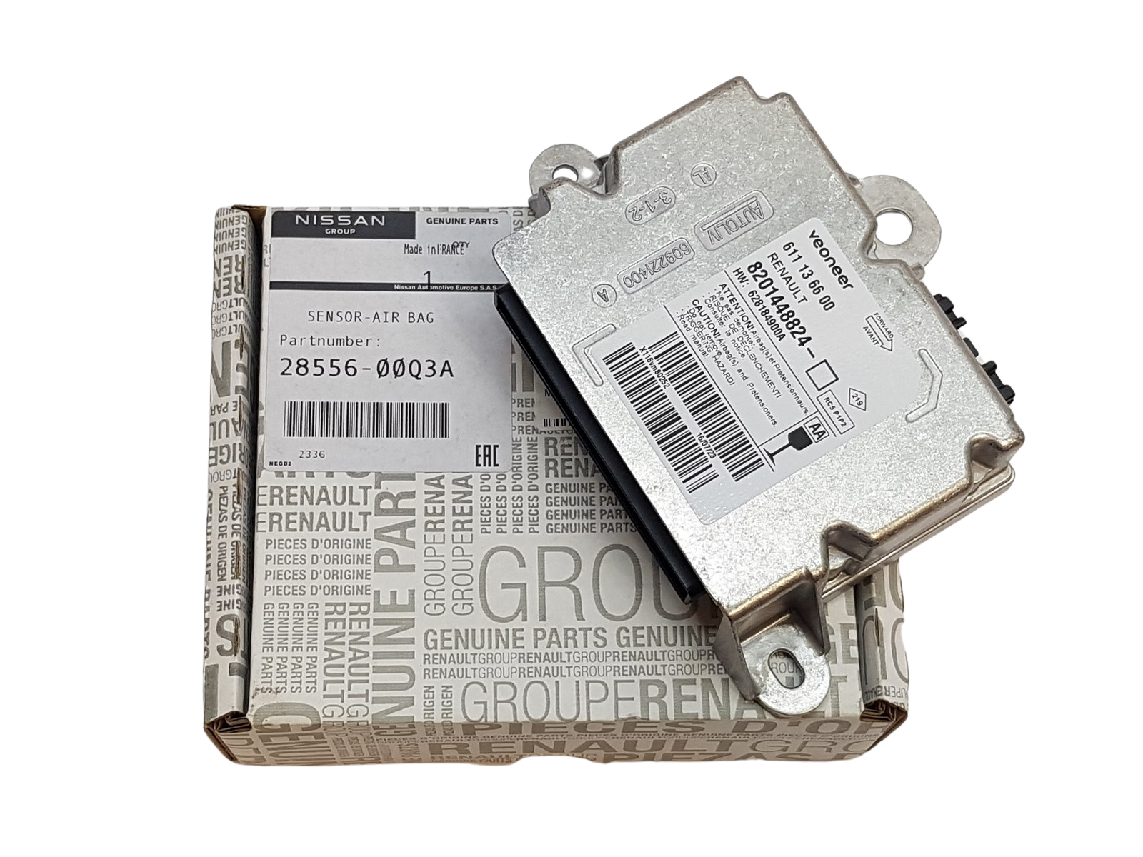 Modulis Airbag Renault Nissan 2855600Q3A 8201448824 Oriģināls main product photo