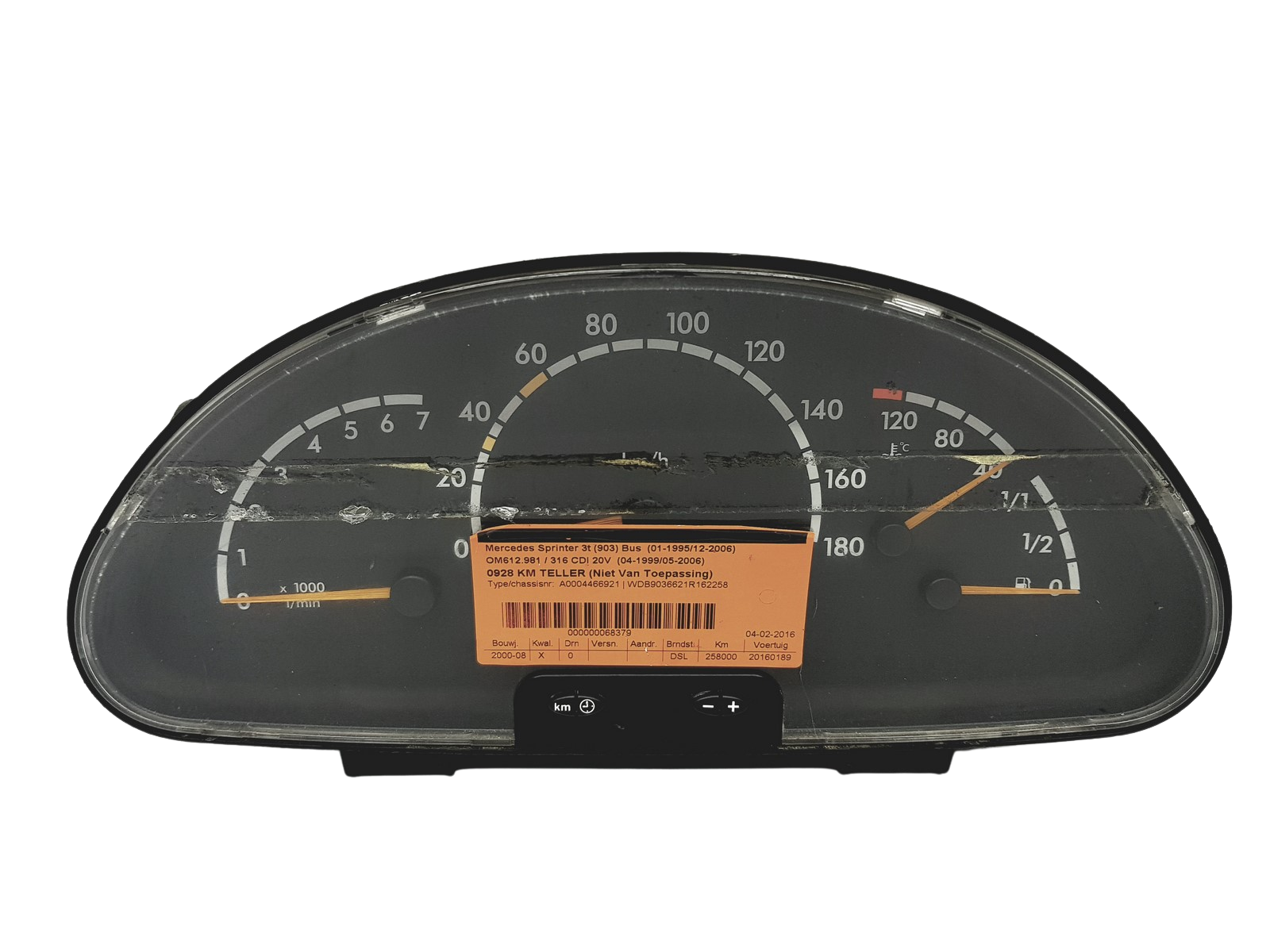 Tahometrs Mercedes Sprinter A0004466921 53371 main product photo