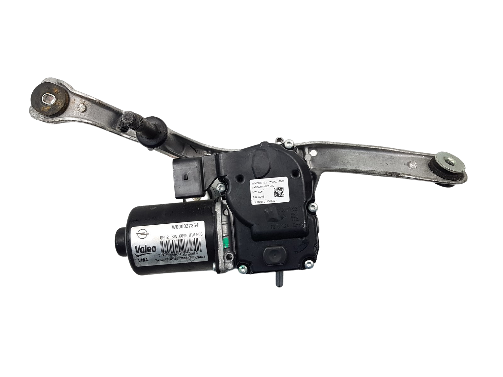Tīrītāju motors Kreisais Opel Zafira C W000027364 W000027192 1848 main product photo