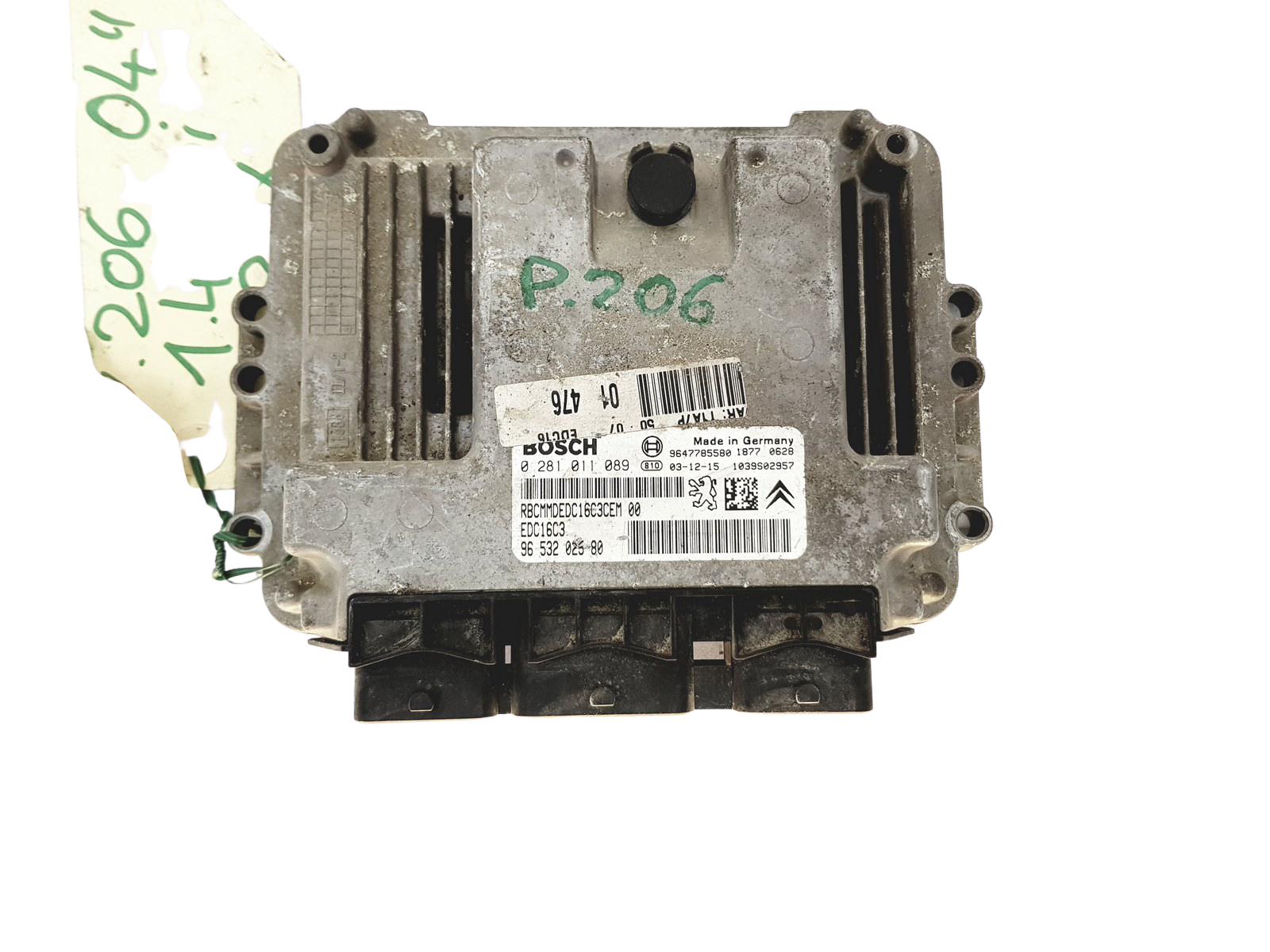 Vadības Bloks PSA 0281011089 9653202580 Bosch 27668 main product photo