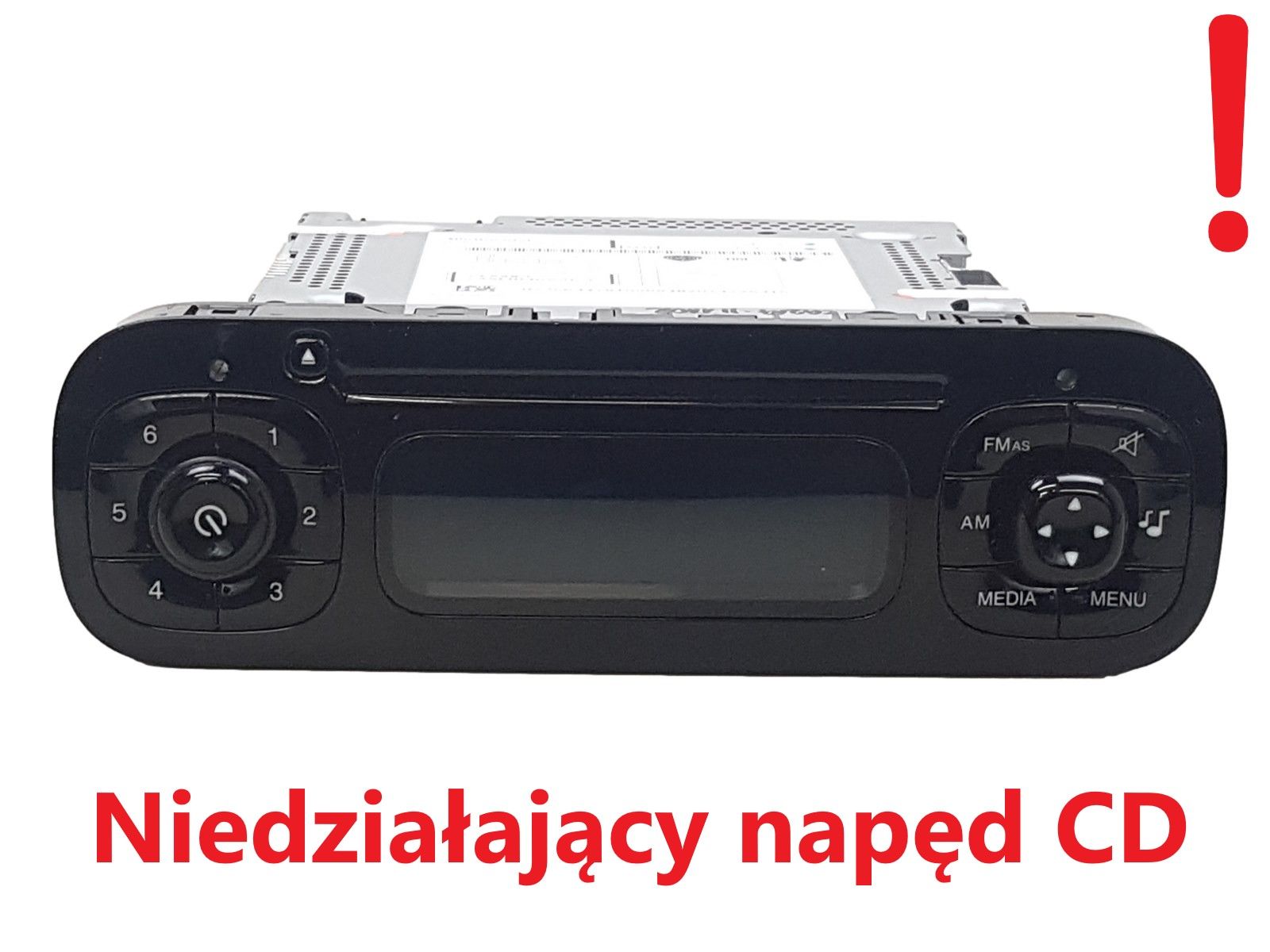 Radio Cd Mp3 Atskaņotājs Fiat Panda 07356347910 735634791 NA CZĘŚCI main product photo