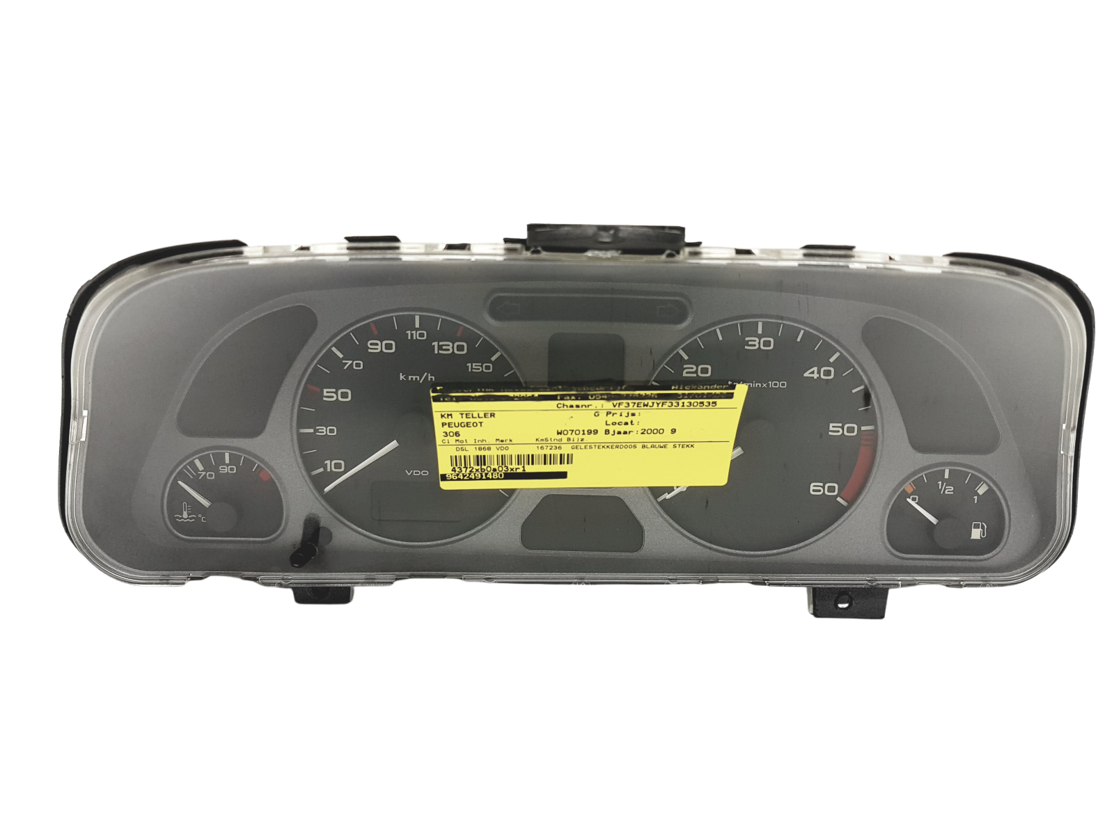 Spidometrs Peugeot 306 9642491480 110008808180 46131 main product photo