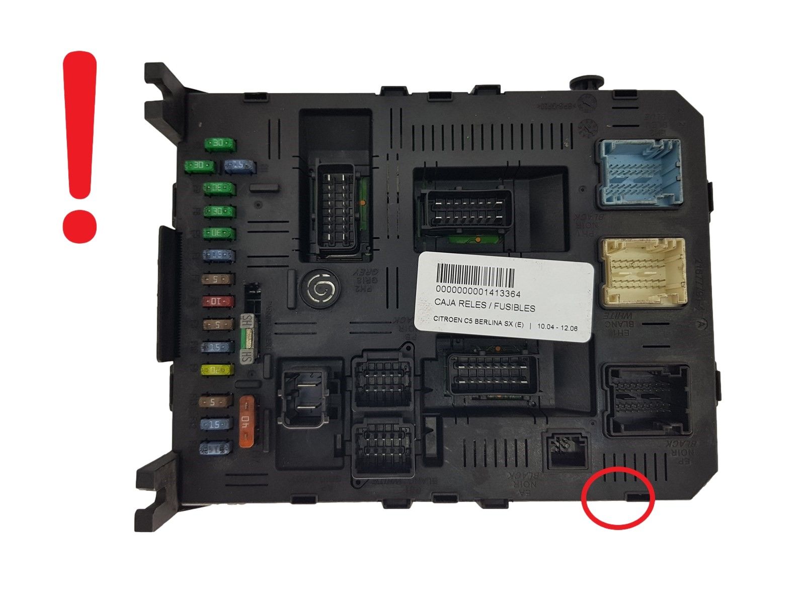 Vadības Bloks BSI 2004 H05-01 9656530580 PSA Johnson Controls 1747 main product photo