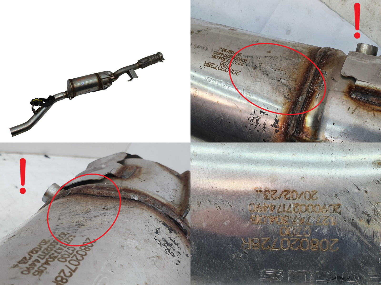 Katalizators 208020728R 2.0 dci Renault Trafic 3 0km main product photo