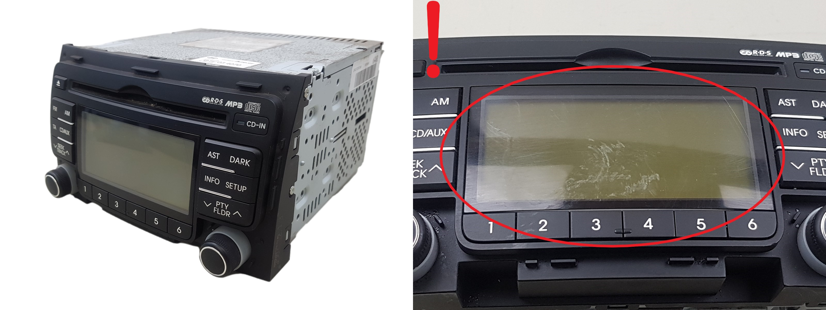 Radio Cd Mp3 Atskaņotājs Hyundai I30 96160-2L200 A-200FDE 1230 main product photo