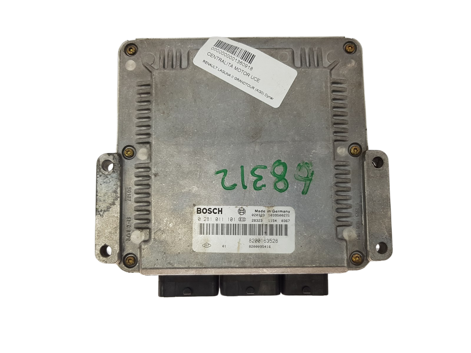 Vadības Bloks 0281011101 8200163528 8200095416 Renault Bosch 3657 main product photo