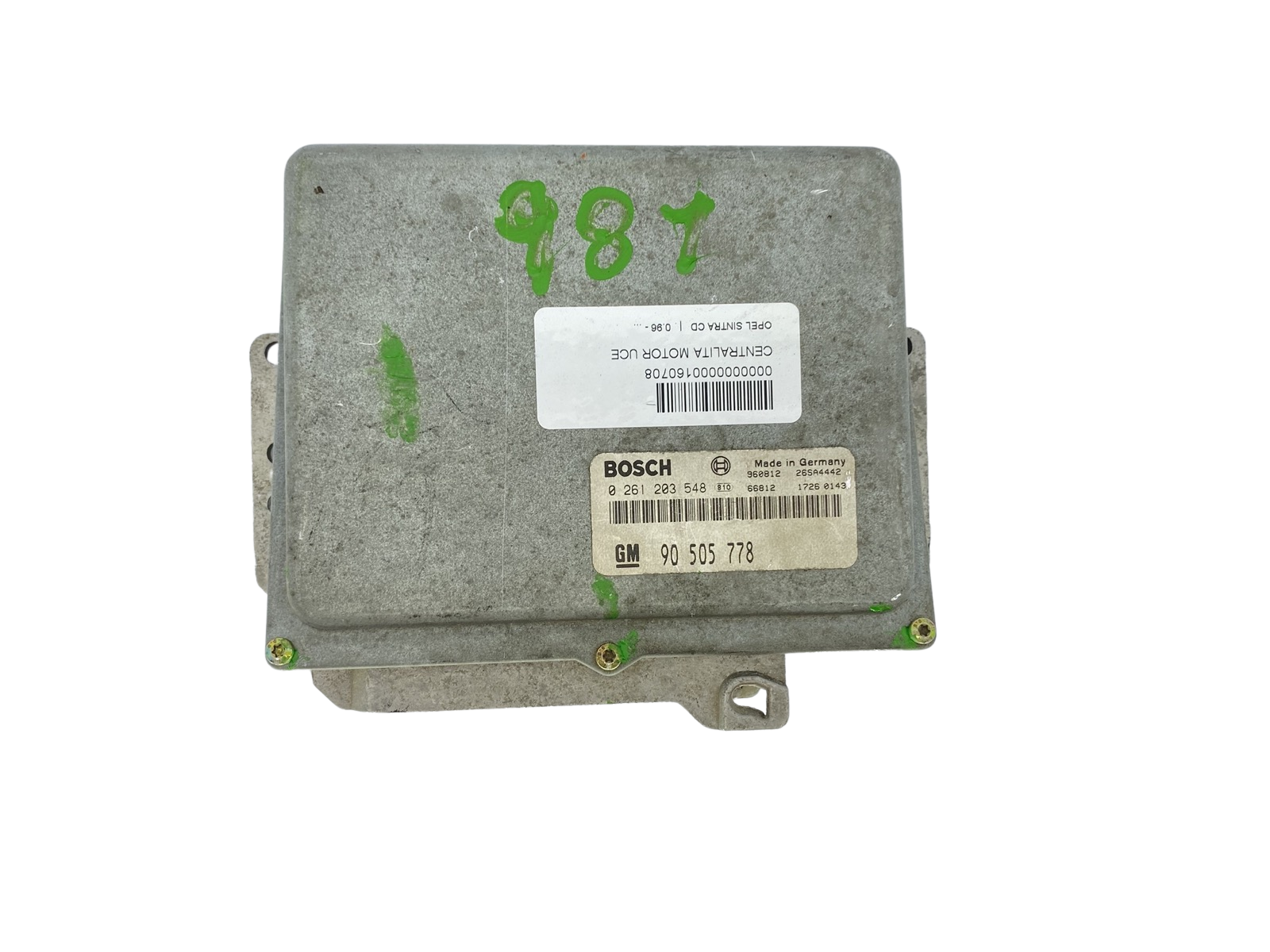 Vadības Bloks 90505778 0261203548 Opel Bosch 60214 main product photo