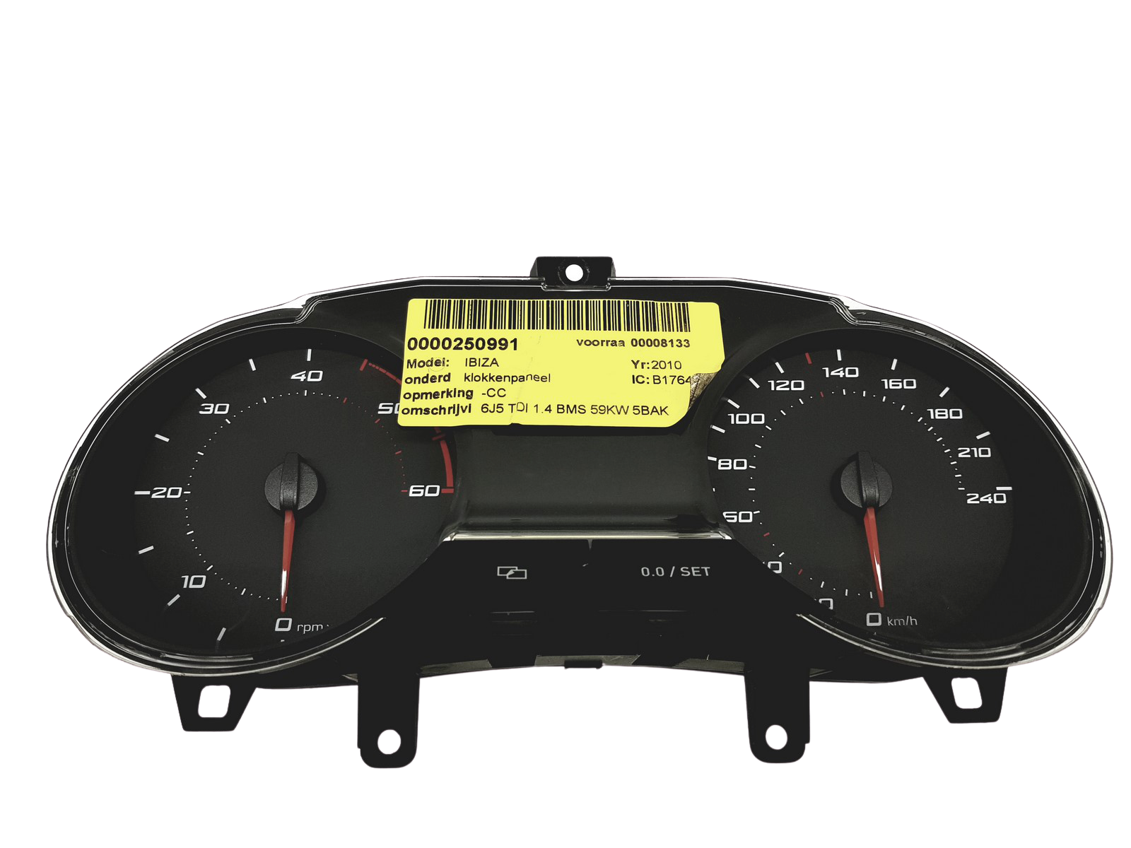 Tahometrs Seat Ibiza 6J0920801A 31332 main product photo
