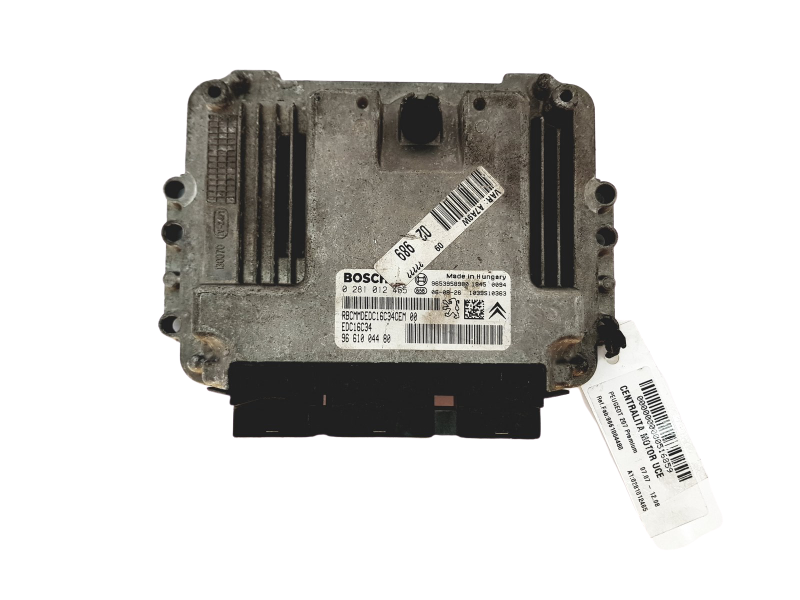 Vadības Bloks 0281012465 9661004480 9653958980 PSA Bosch 24094 main product photo