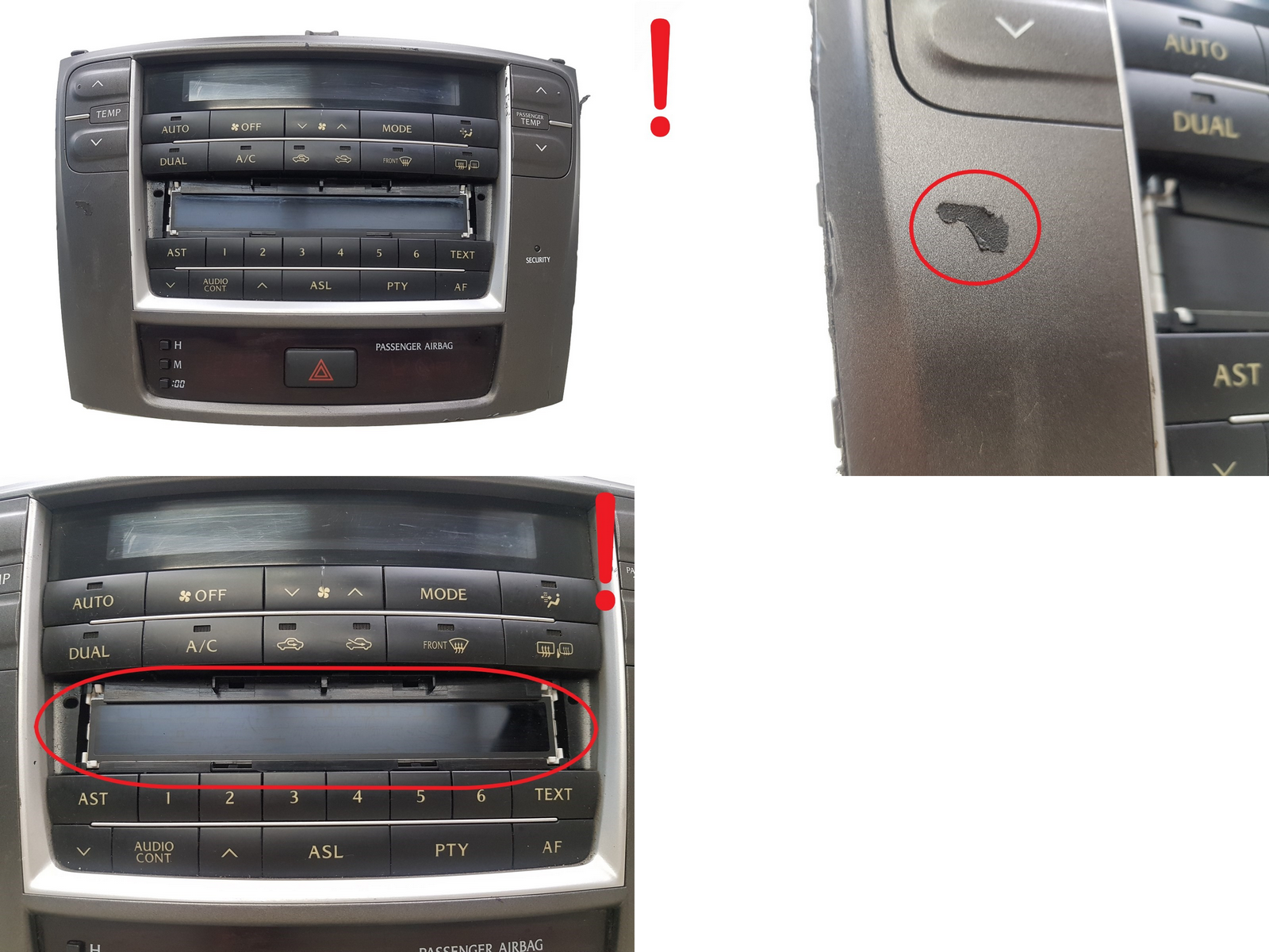 Vadības Panelis Radio A/C Lexus IS 758950 main product photo