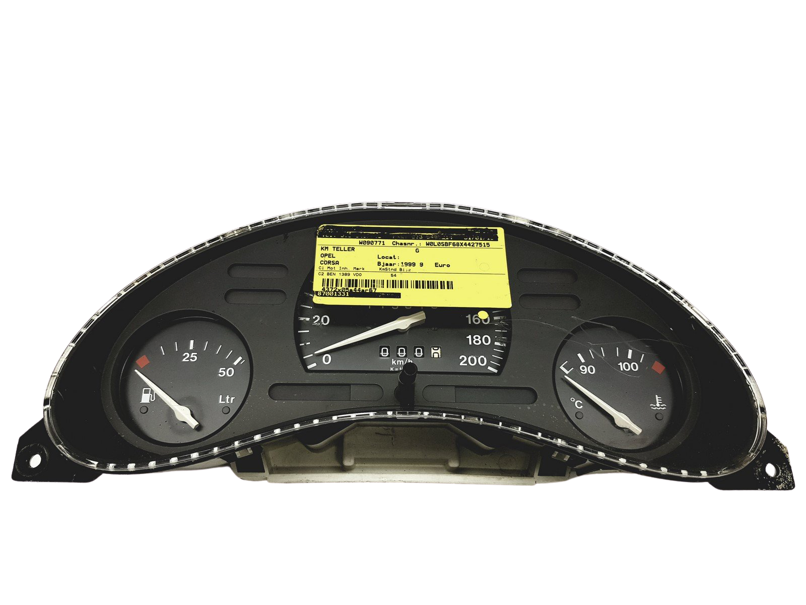 Spidometrs Opel Corsa B 88481708 90534390 30737 main product photo
