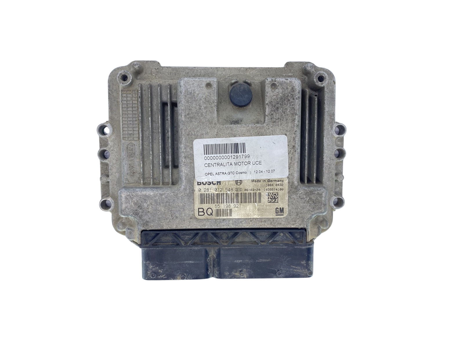 Vadības Bloks Opel 55198921BQ 0281012548 Bosch GM 62492 main product photo