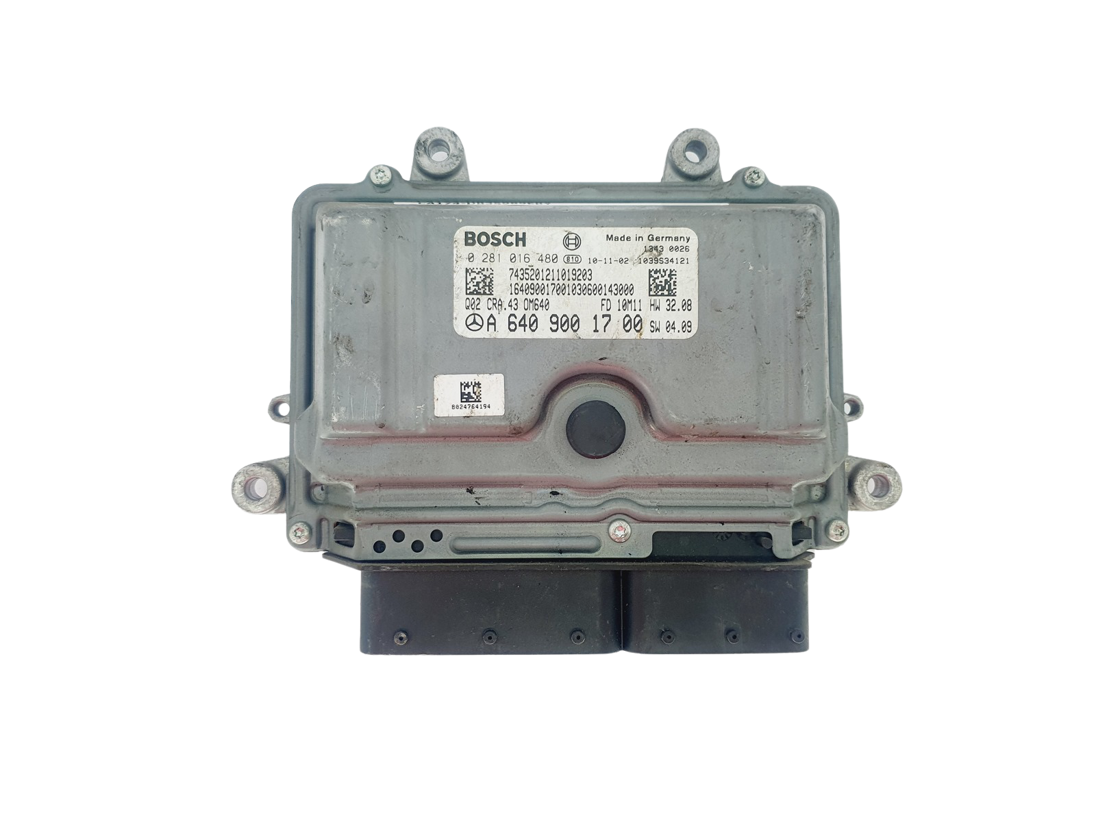 Vadības Bloks Mercedes 0281016480 A6409001700 Bosch main product photo