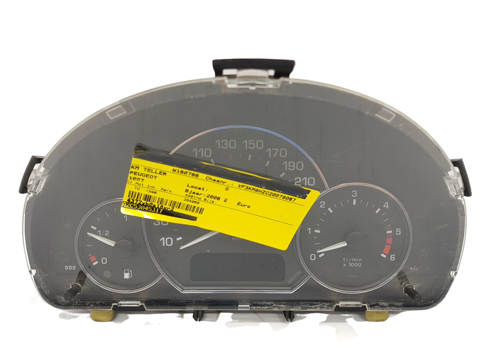 Spidometrs Peugeot 1007 9658241780 25921 main product photo