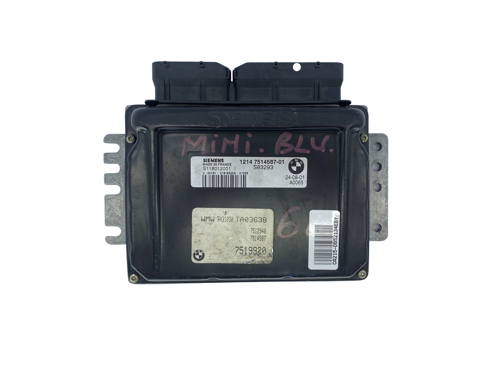 Vadības Bloks Mini 1214 7514587-01 S118012001I Siemens 52134 main product photo
