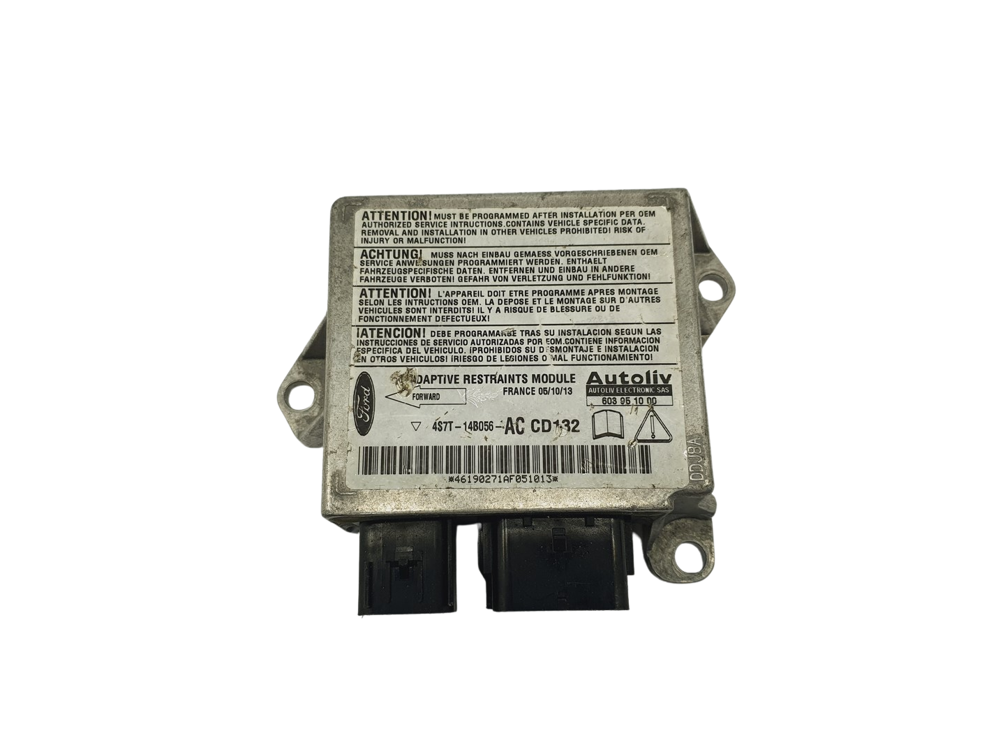 Vadības bloka modulis 4S7T-14B056-AC 603951000 Ford Autoliv main product photo