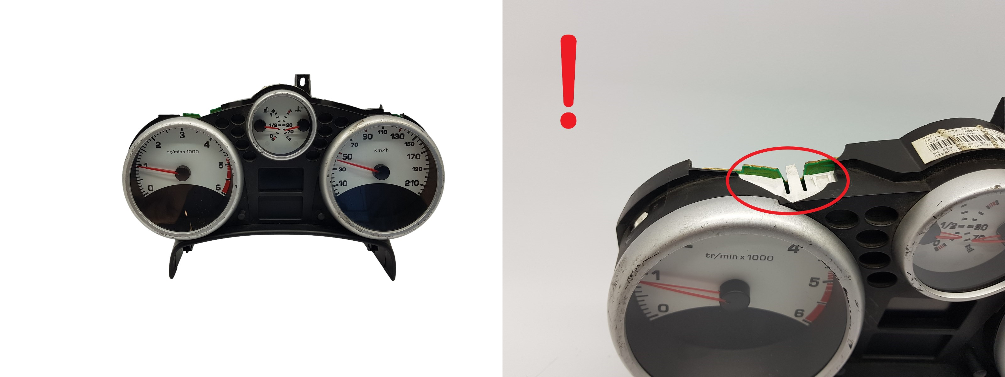 Tahometrs Peugeot 207 9662904780 1551 main product photo