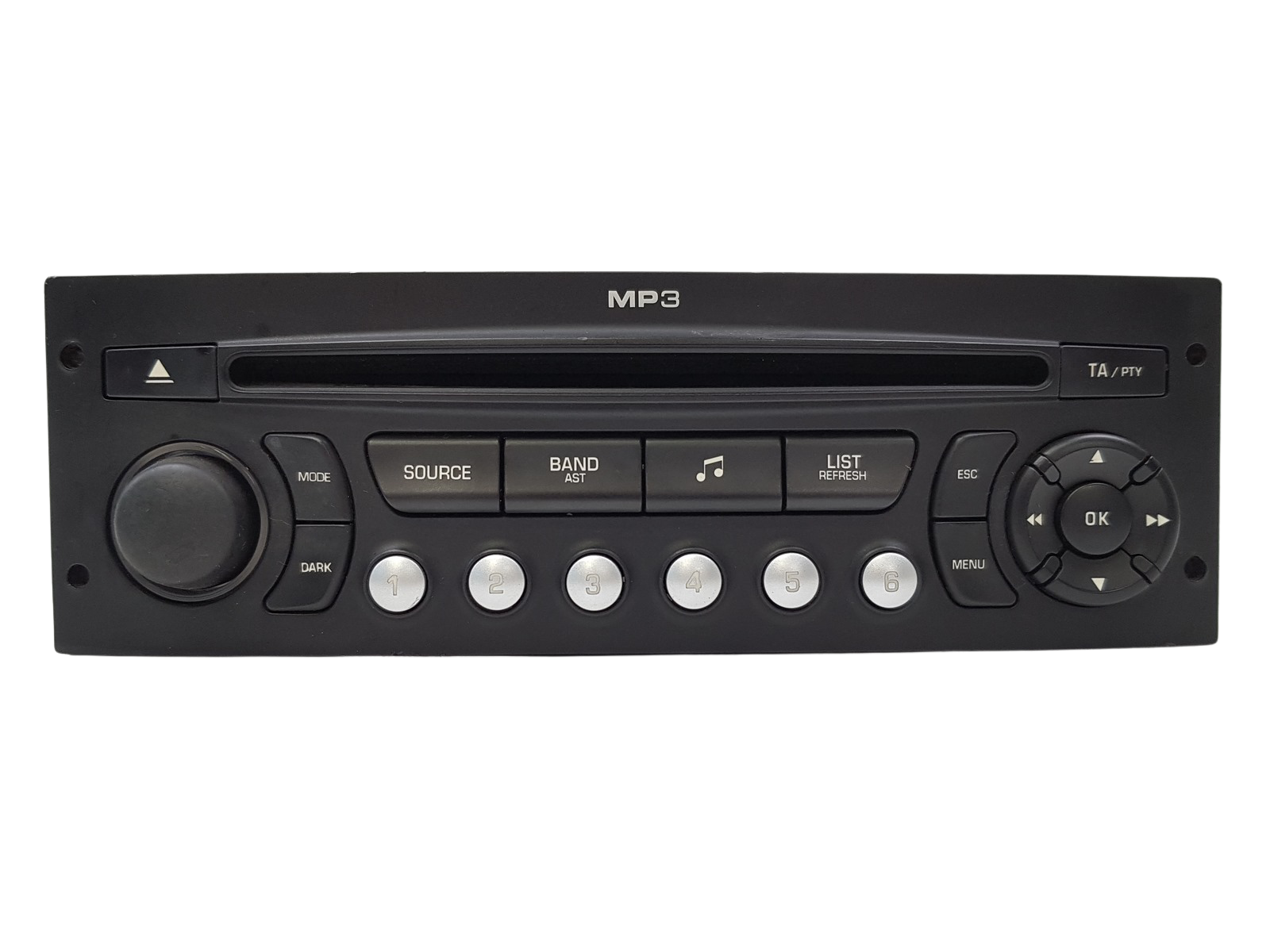 Radio Cd Mp3 Atskaņotājs Peugeot 207 96643699XT PSARCD431-63 VDO main product photo