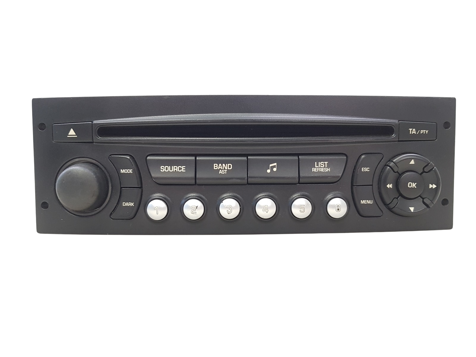 Radio CD atskaņotājs Citroen Peugeot 96662669XT PSARCD441-70 Continental 1180 main product photo