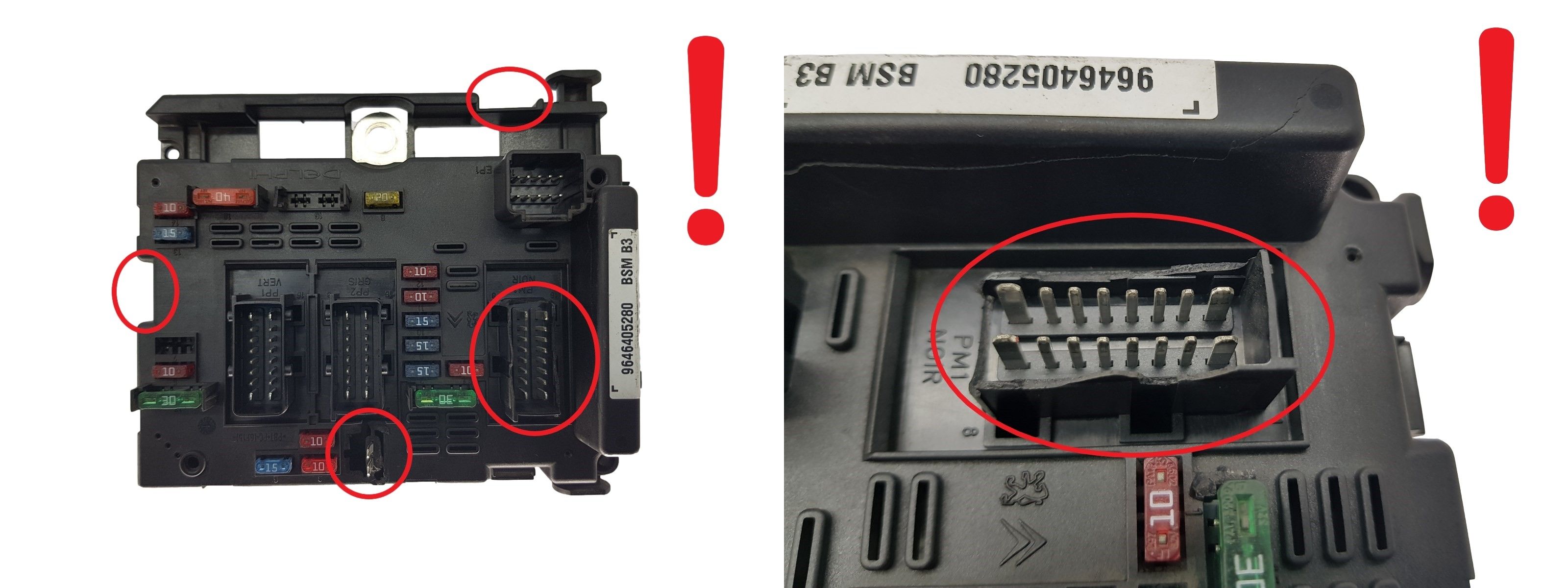 Vadības Bloks BSM B3 9646405280 PSA Delphi 2129 main product photo