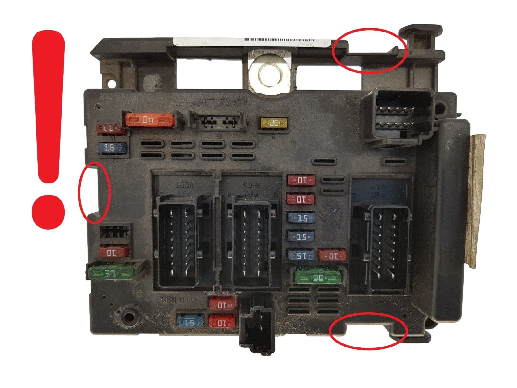 Vadības Bloks BSM B3 9646405280 PSA Delphi 1254 main product photo