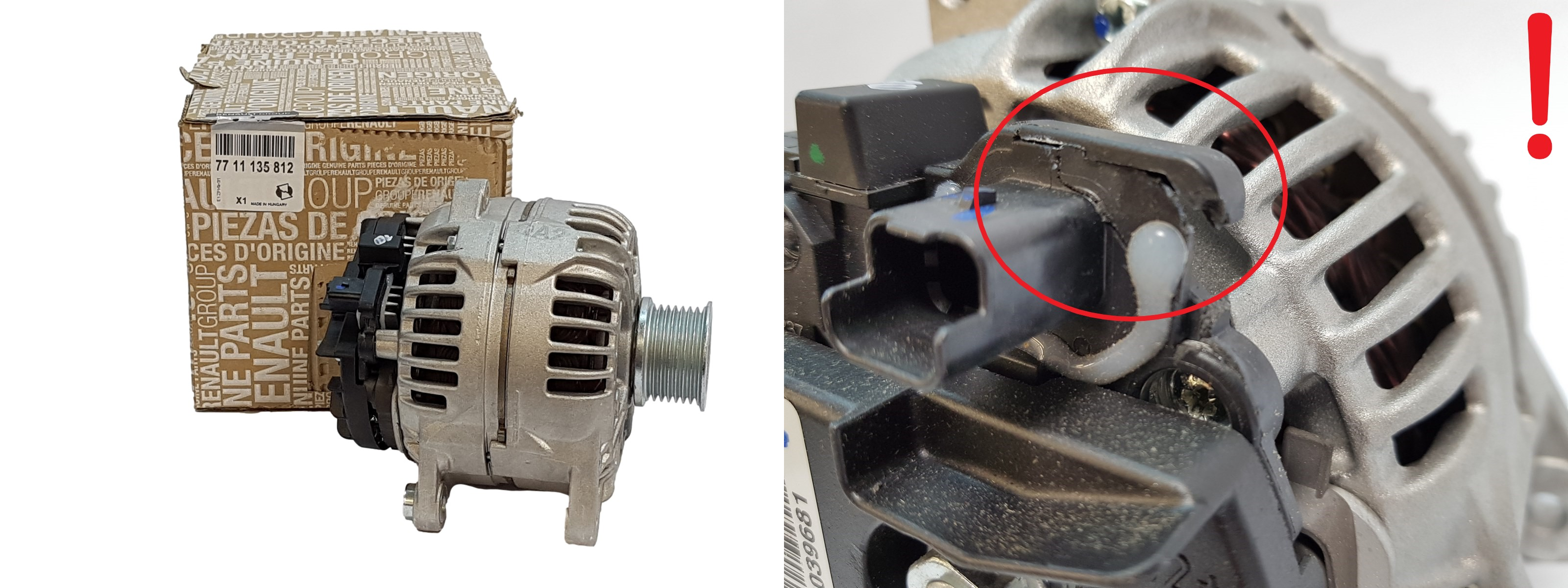 Ģenerators Renault Trafic 2 Master 2 7711135812 Jauns Oriģināls main product photo