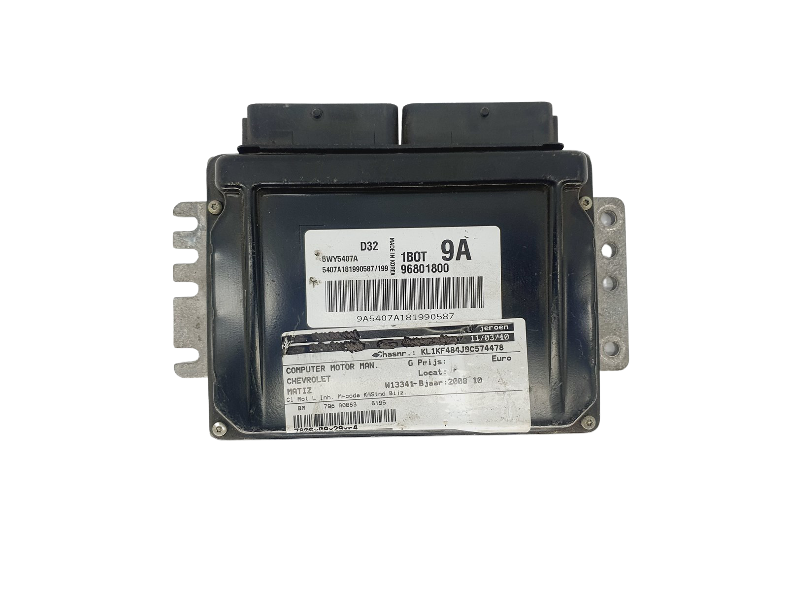 Vadības Bloks 96801800 5WY5407A D32 1B0T 9A Chevrolet Kemsco 43471 main product photo