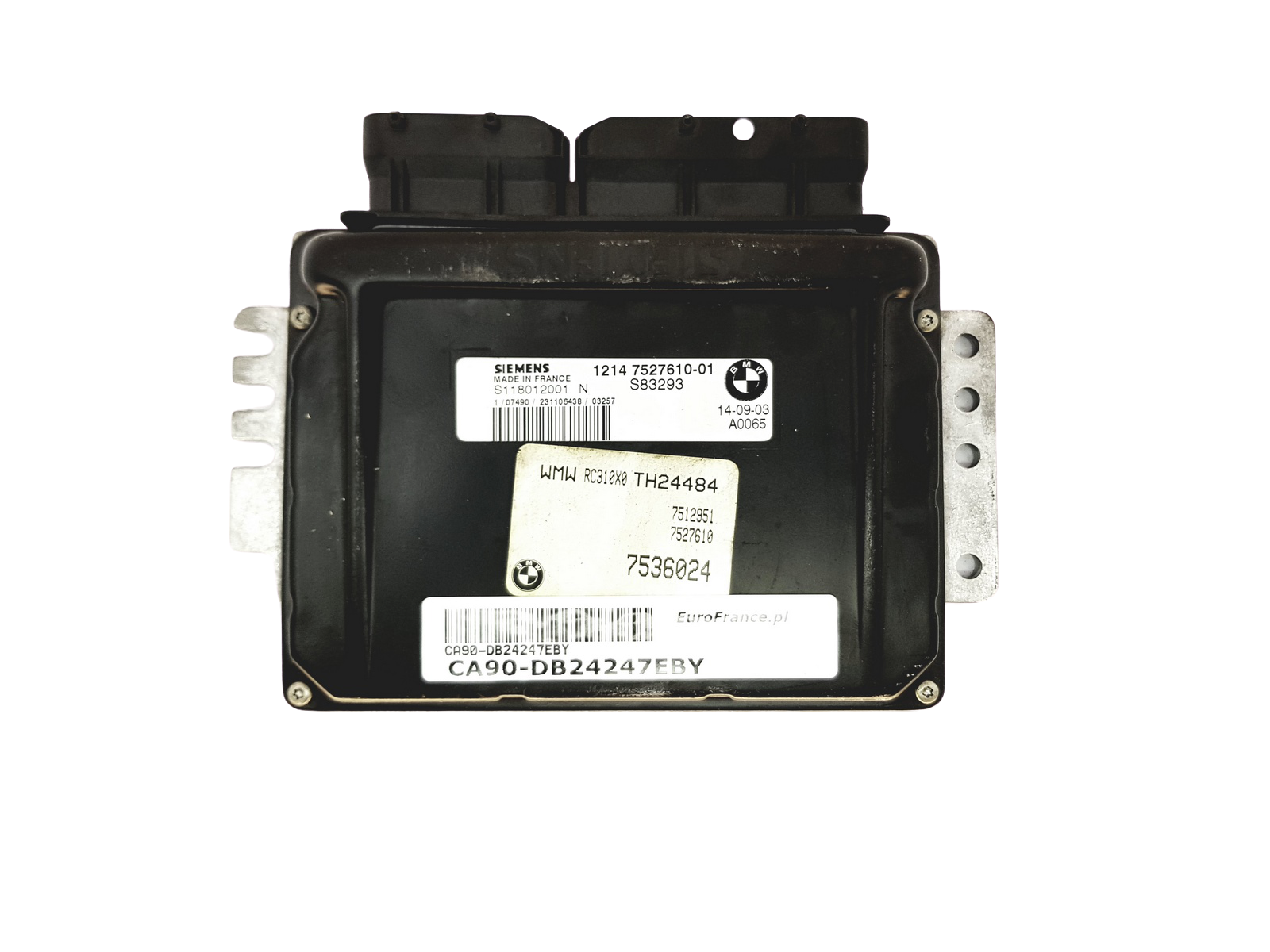 Vadības Bloks Mini 1214 7527610-01 S118012001N Siemens 24247 main product photo