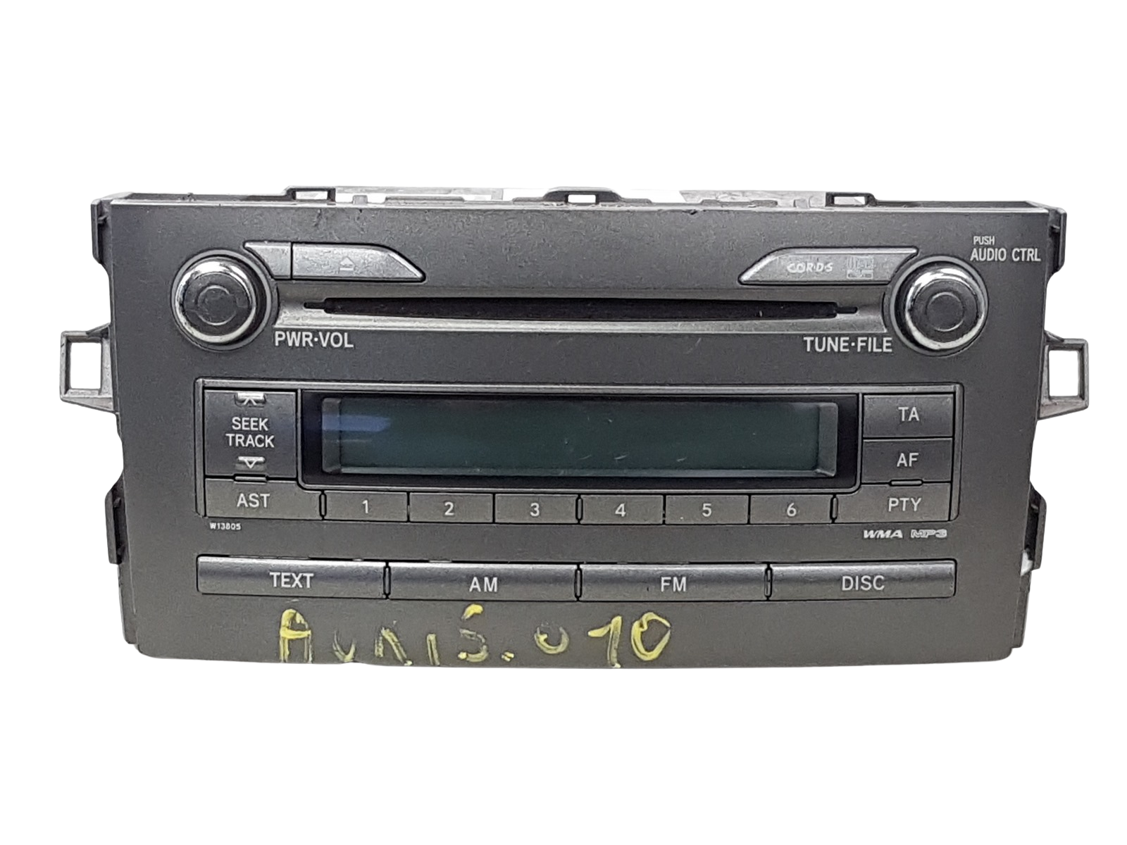 Radio Cd Mp3 Atskaņotājs Toyota Auris 86120-02520 12000-8900C101 W13805 1128 main product photo