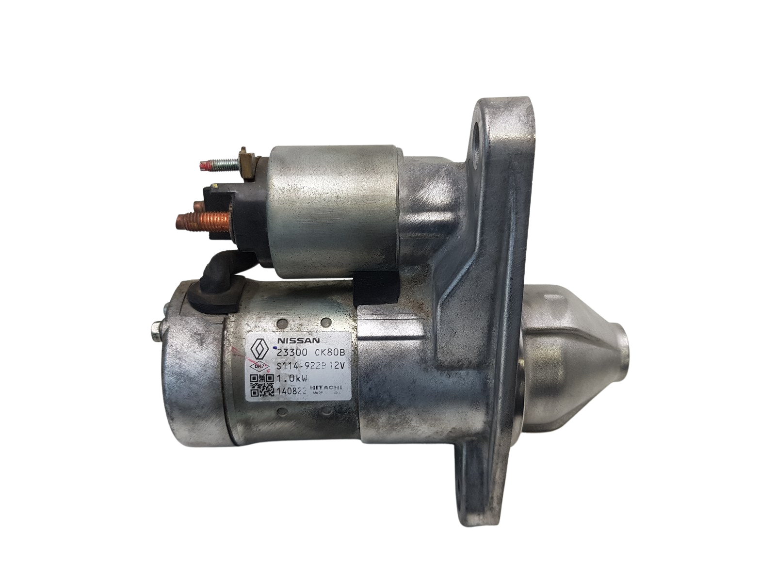 Dzinēja Starteris S114-922B 23300CK80B Hitachi Renault Nissan main product photo