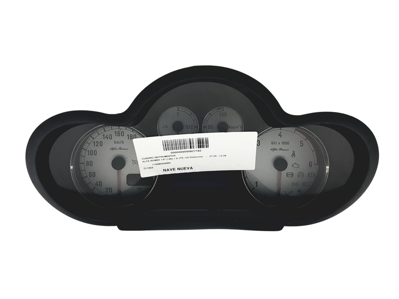 Spidometrs Alfa Romeo 147 156063199 110080304063 54446 main product photo